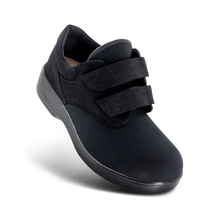 Men & Women's Stretchable Double Strap Casual Shoe - Black