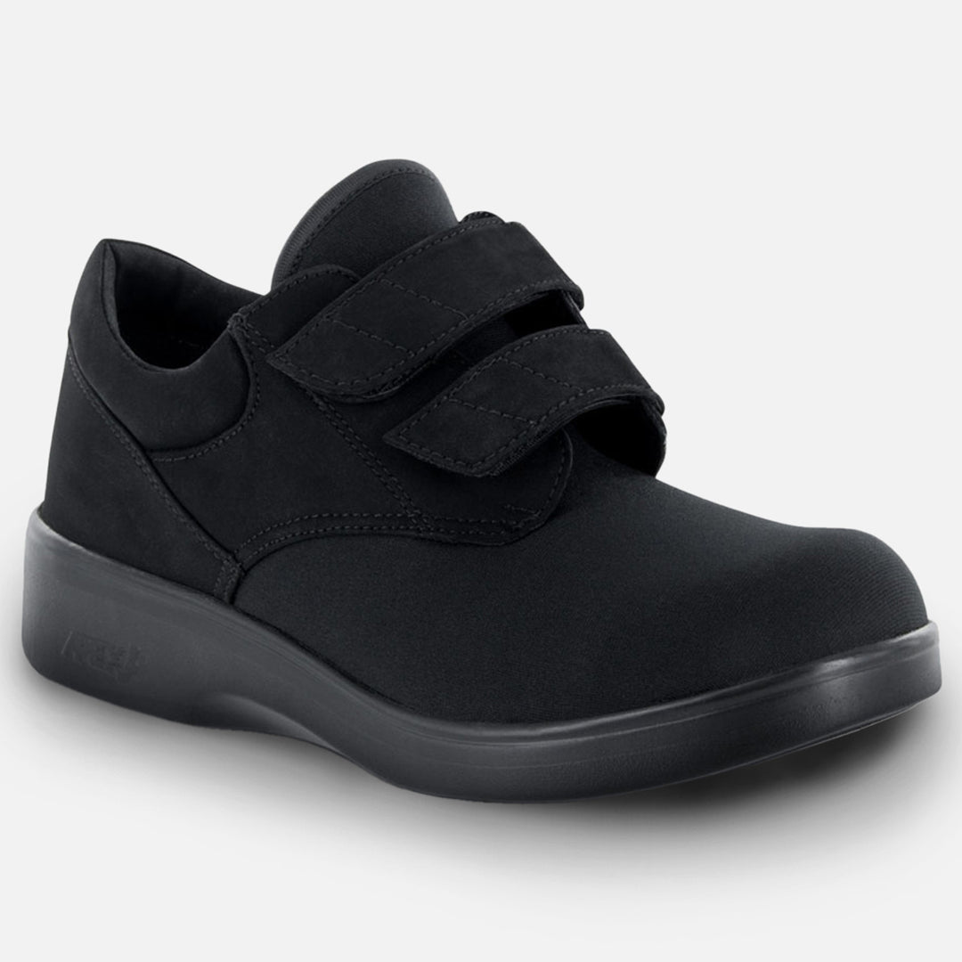 Men & Women's Stretchable Double Strap Casual Shoe - Black