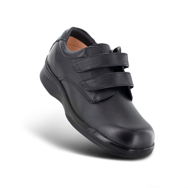 Men's Conform Double Strap Casual Shoe - Black