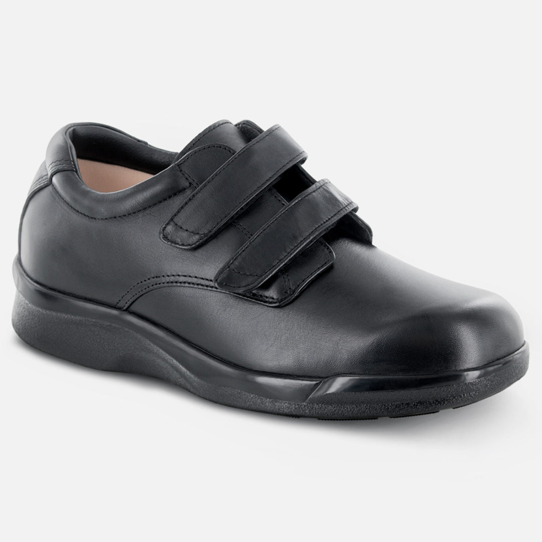 Men's Conform Double Strap Casual Shoe - Black