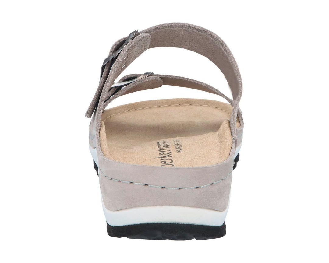 BELINA Light Grey Nubuck Leather