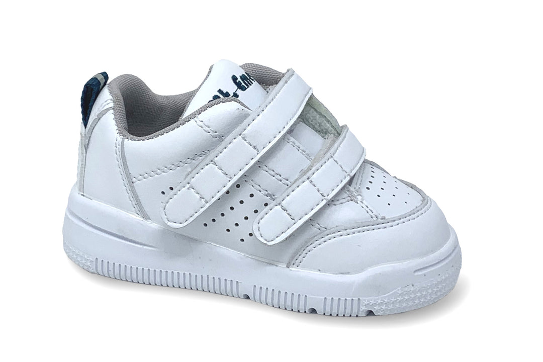 2317-V - Mt.Emey Boys' Orthopedic Shoes White/Navy