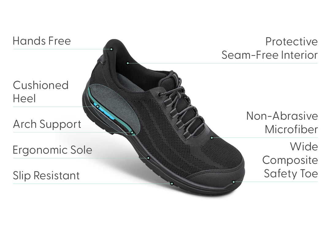 Onyx Hands-Free Work Shoes