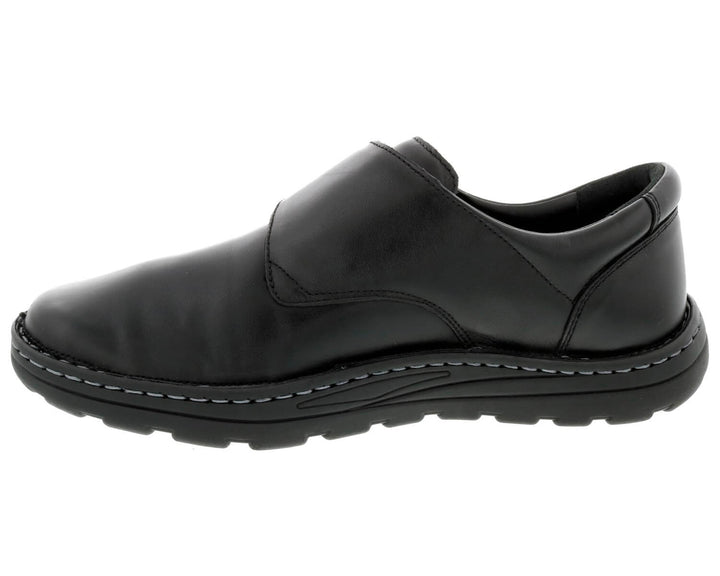 WATSON Black Stretch Leather