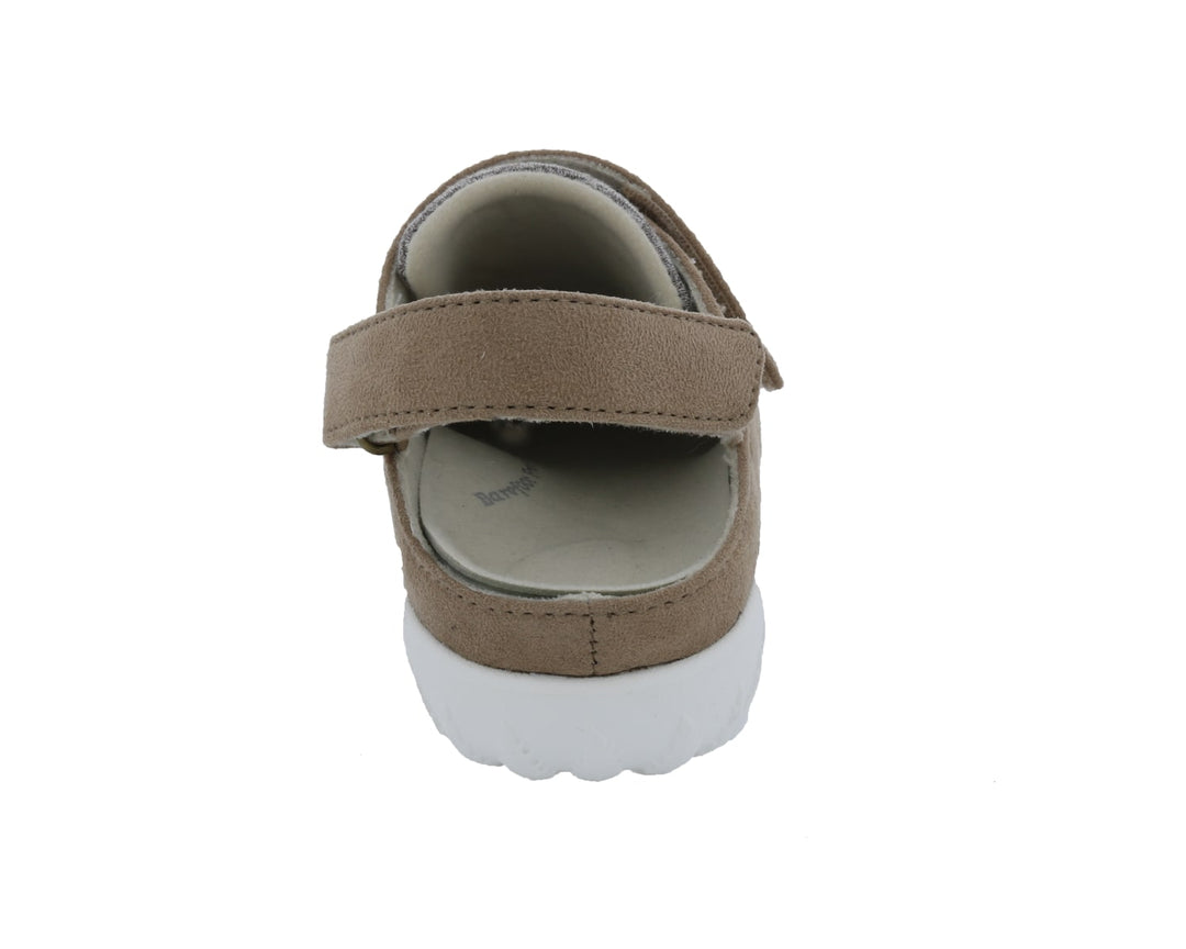 BREEZY Tan Microsuede/ Grey Stretch