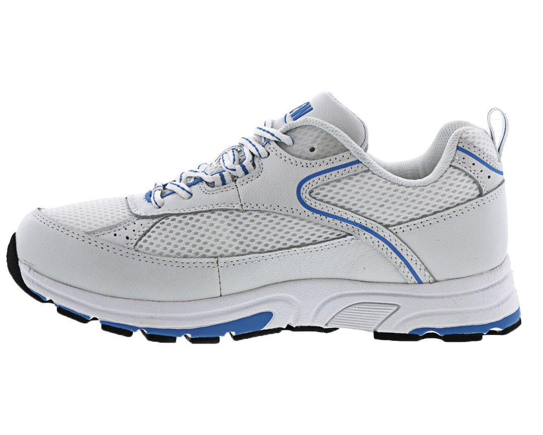 ATHENA White Blue Leather/Mesh