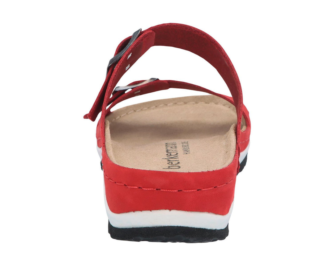 BELINA Red Nubuck Leather