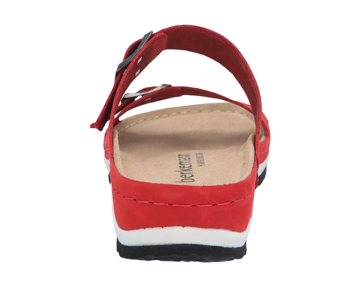 BELINA Red Nubuck Leather