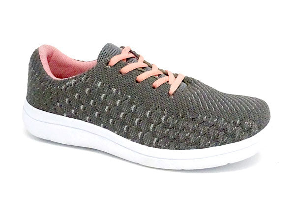 9327 - Mt.Emey Women's Added-Depth Extreme-Light Knitted Walking Shoes Gray