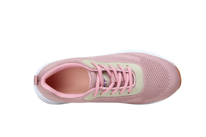 9329 - Fitec Women's Added-Depth Extreme-Light Knitted Walking Shoes Pink