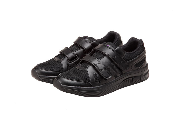 9331 - Fitec Women's Added-Depth Extreme-Light Mesh Walking Shoes Black