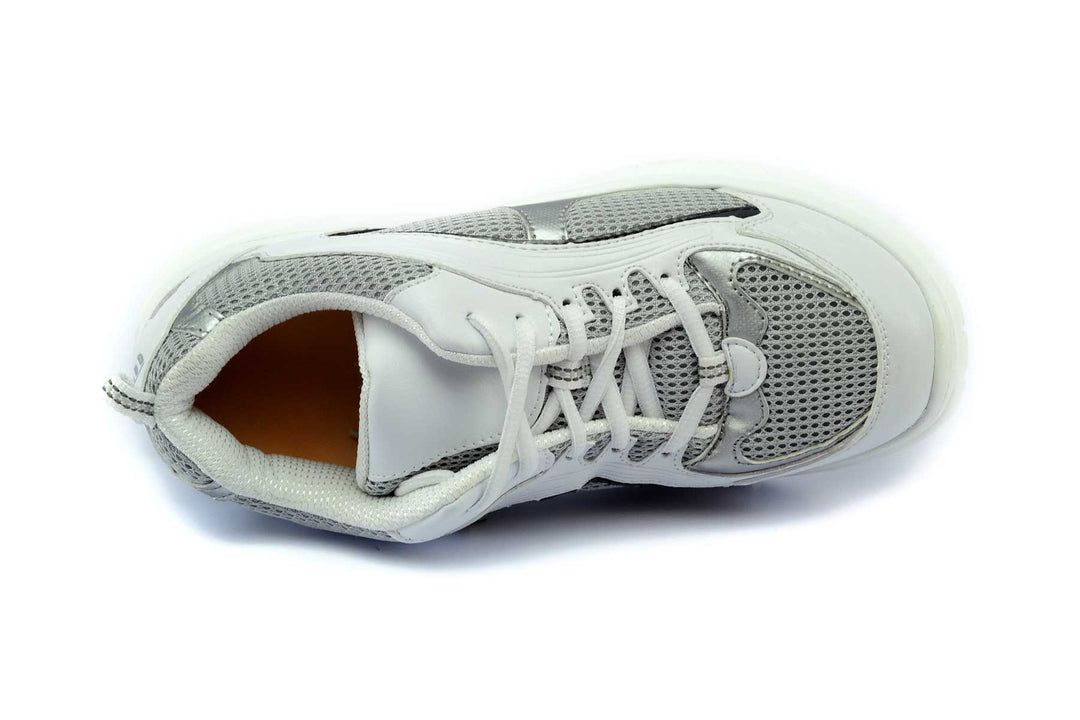 9701-L - Mt.Emey Men's Extra-depth Athletic/Walking Shoes White/Gray