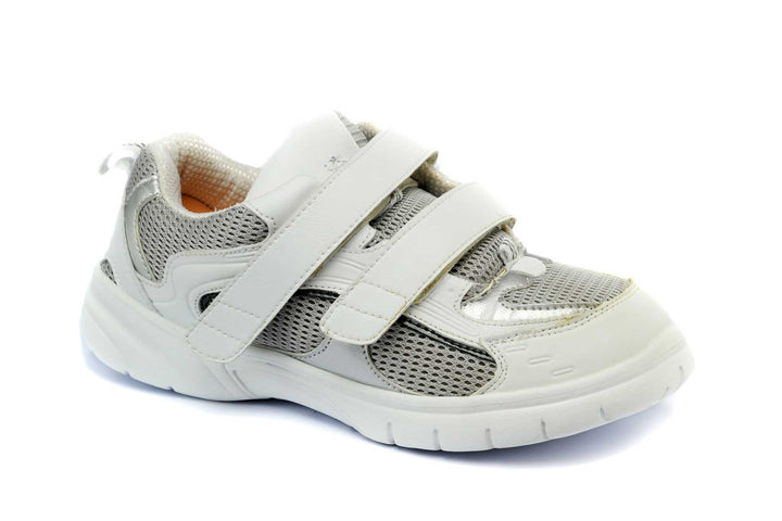 9701-V - Mt.Emey Men's Extra-depth Athletic/Walking Shoes White/Gray