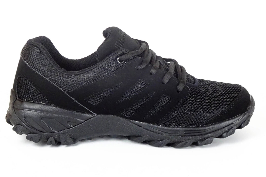 9704 - Mt.Emey Men Athletic Mesh Lace Walking Shoes Black