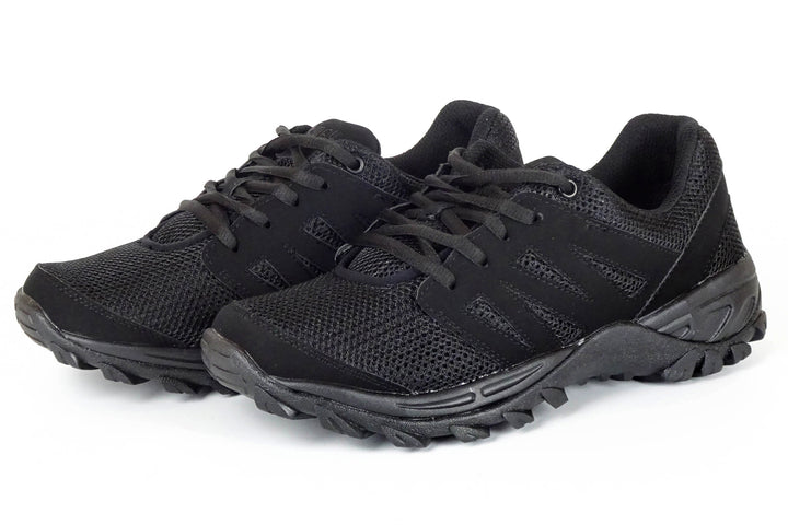 9704 - Mt.Emey Men Athletic Mesh Lace Walking Shoes Black