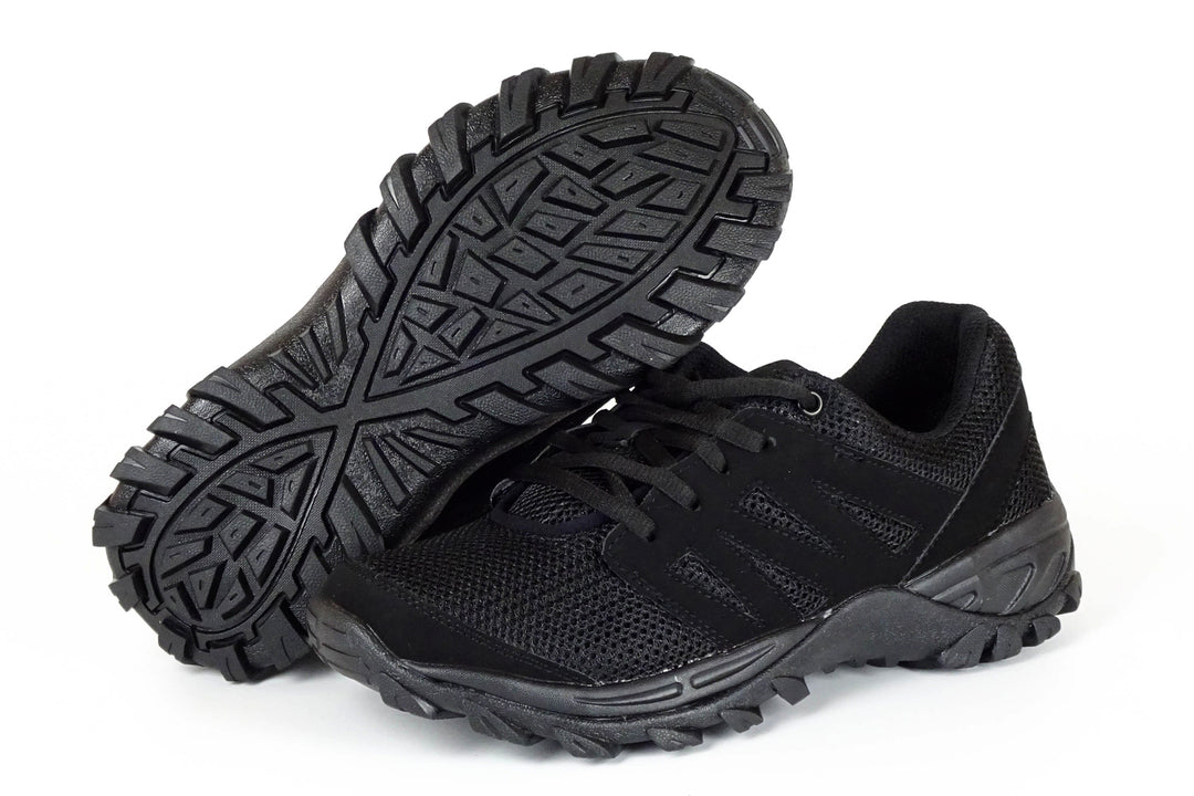 9704 - Mt.Emey Men Athletic Mesh Lace Walking Shoes Black