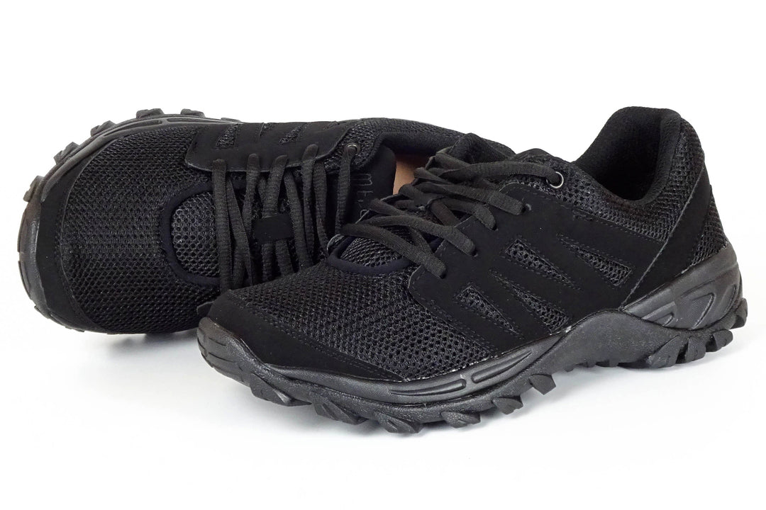 9704 - Mt.Emey Men Athletic Mesh Lace Walking Shoes Black