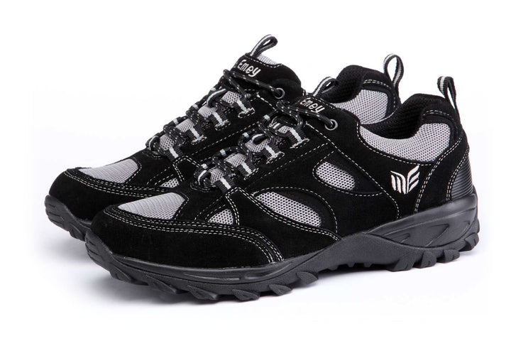 9708 - Mt.Emey Men's Extreme-Light Athletic Walking Shoes Black/Gray