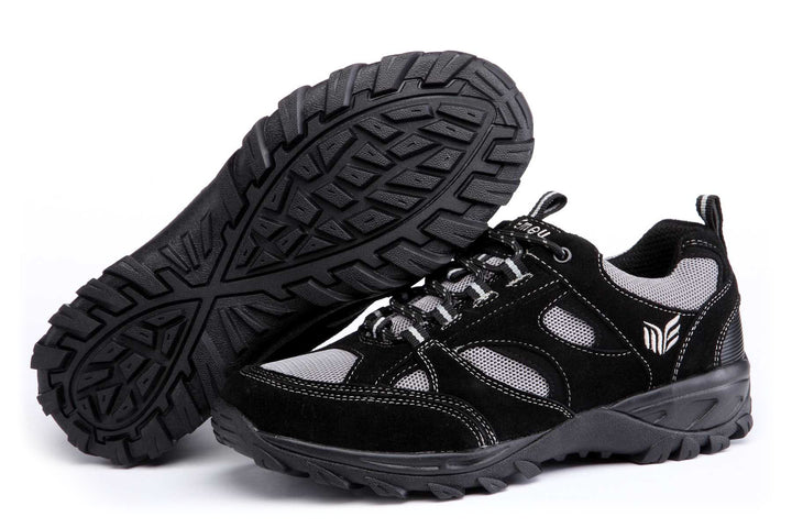 9708 - Mt.Emey Men's Extreme-Light Athletic Walking Shoes Black/Gray