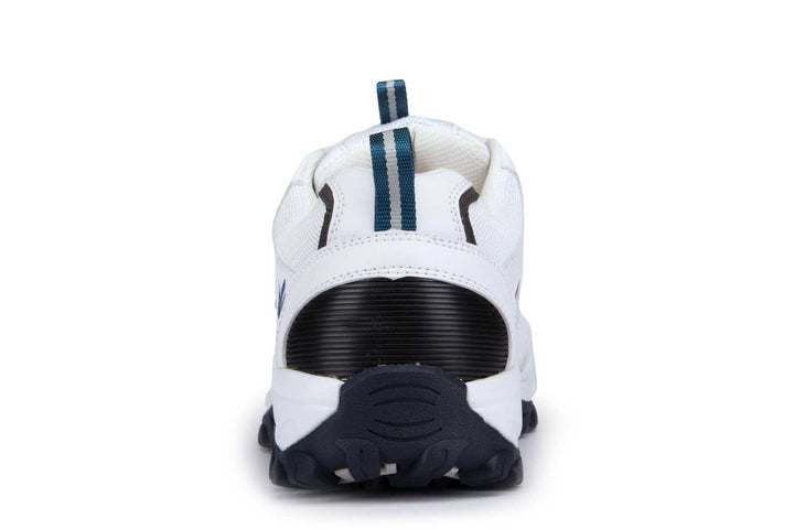 9708 - Mt.Emey Men's Extreme-Light Athletic Walking Shoes White/Navy