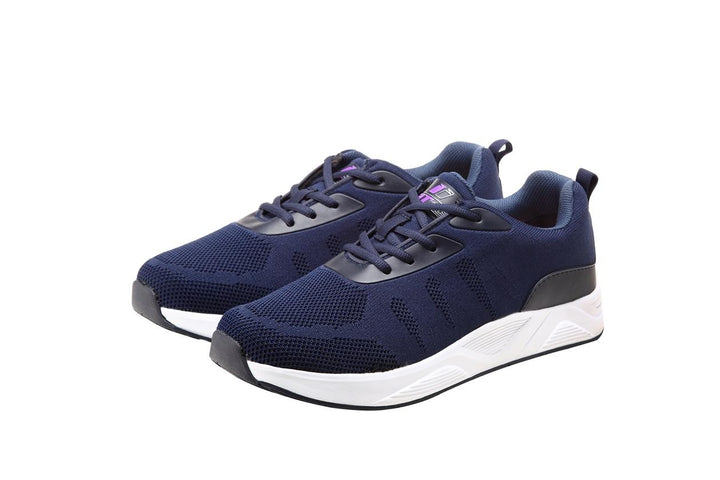 9711 - Fitec Men's Extreme Light Weight Knitted Walking Shoes Navy