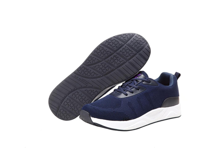 9711 - Fitec Men's Extreme Light Weight Knitted Walking Shoes Navy