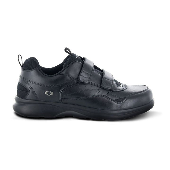 Men's Double Strap Active Walkers Active Shoe - Biomechanical - Black