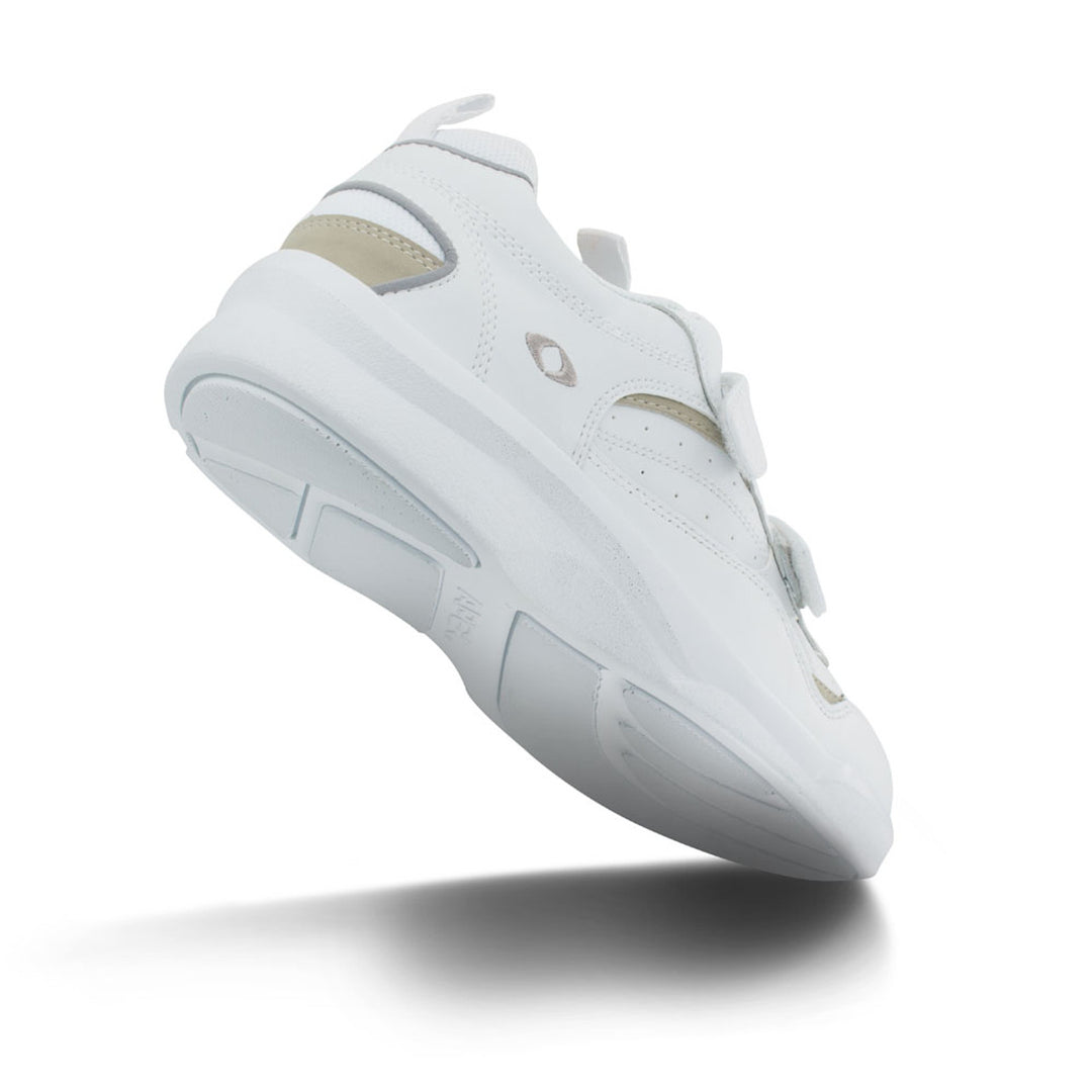 Men's Double Strap Active Walkers Active Shoe - Biomechanical - White