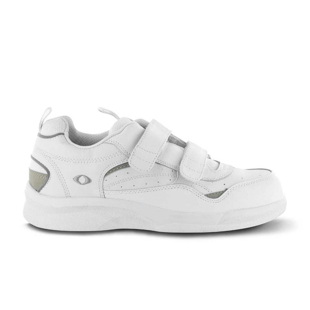 Men's Double Strap Active Walkers Active Shoe - Biomechanical - White