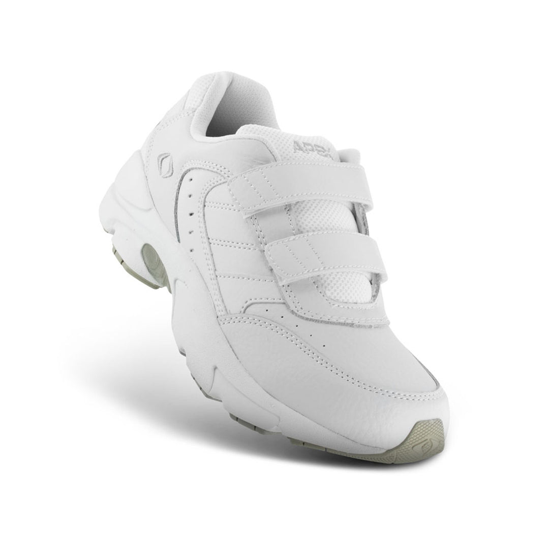 Men's Double Strap Active Walkers Active Shoe - Biomechanical - White