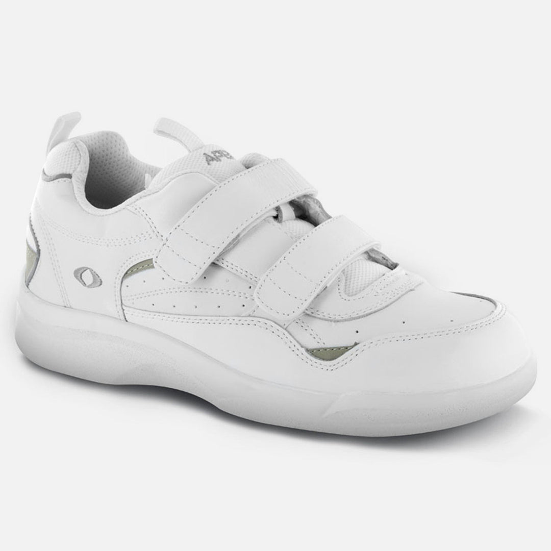 Men's Double Strap Active Walkers Active Shoe - Biomechanical - White