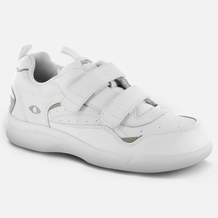 Men's Double Strap Active Walkers Active Shoe - Biomechanical - White