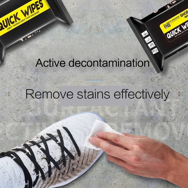 Disposable Shoe Wipes - Portable Cleaning