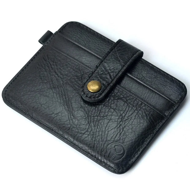 Men's Vintage Leather Slim Wallet