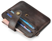 Men's Vintage Leather Slim Wallet