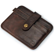 Men's Vintage Leather Slim Wallet