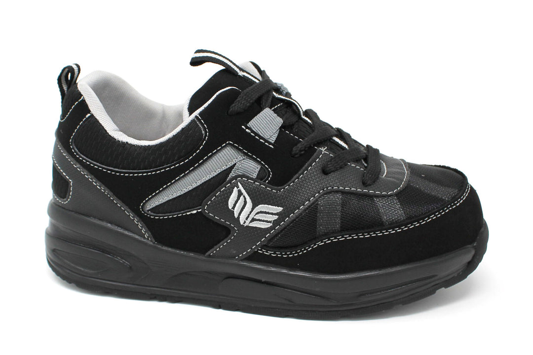 MTS16 - Mt.Emey Children Athletic Walking Shoes Black