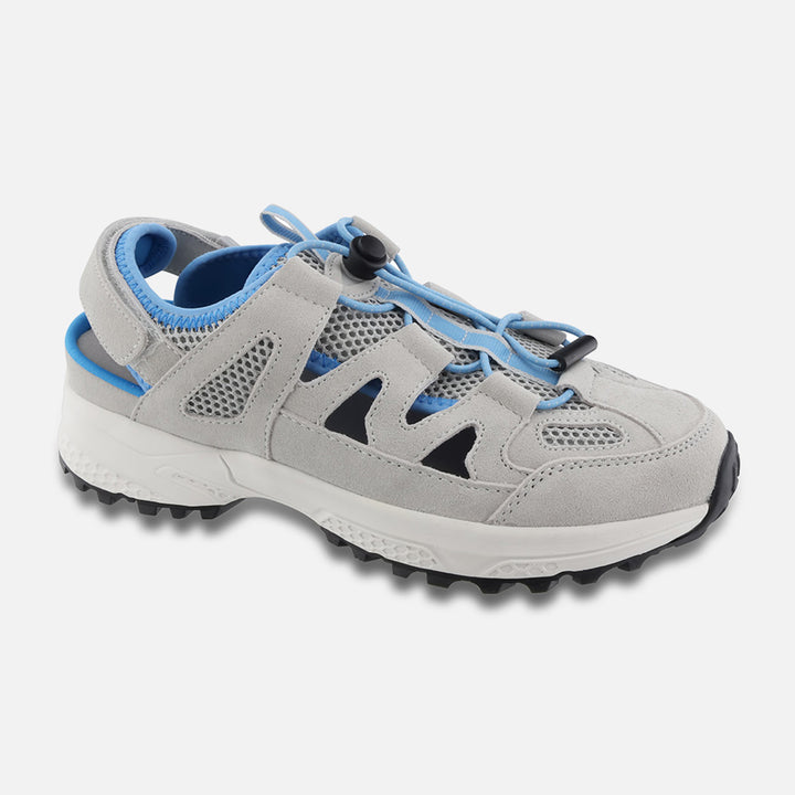 Women's Closed Toe Sandal - Gray/Blue