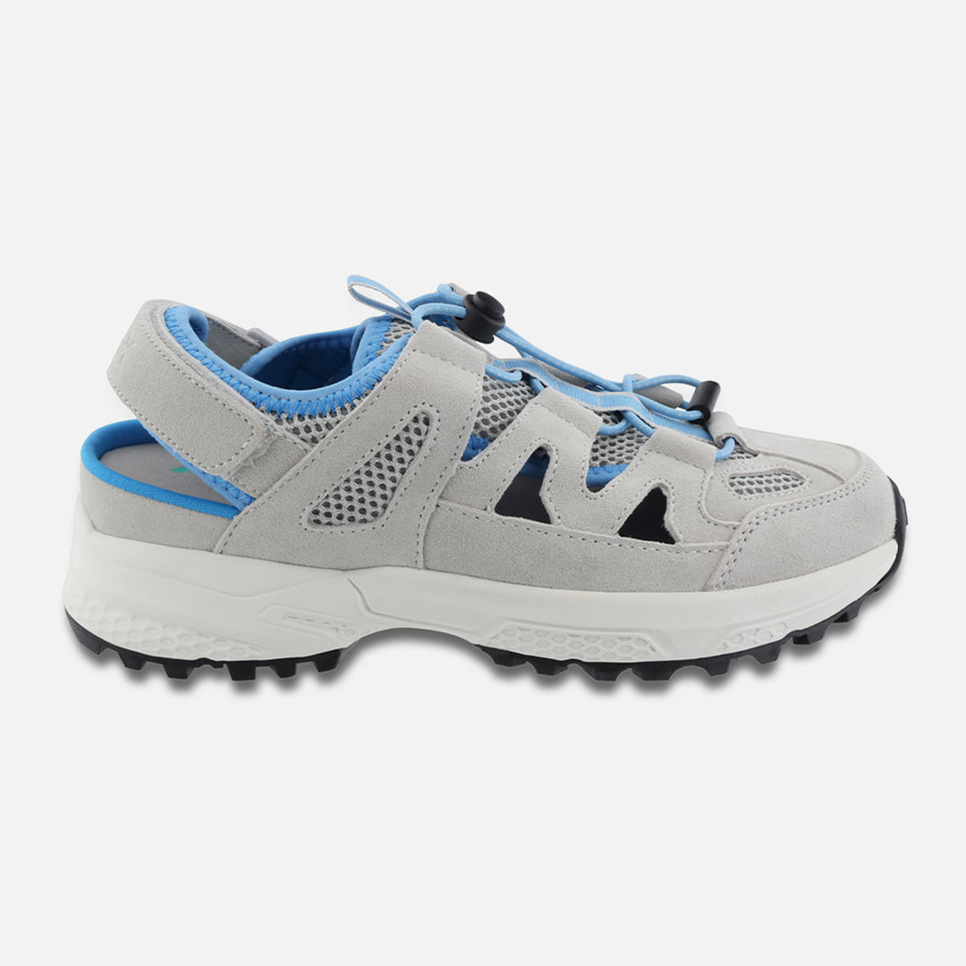 Women's Closed Toe Sandal - Gray/Blue