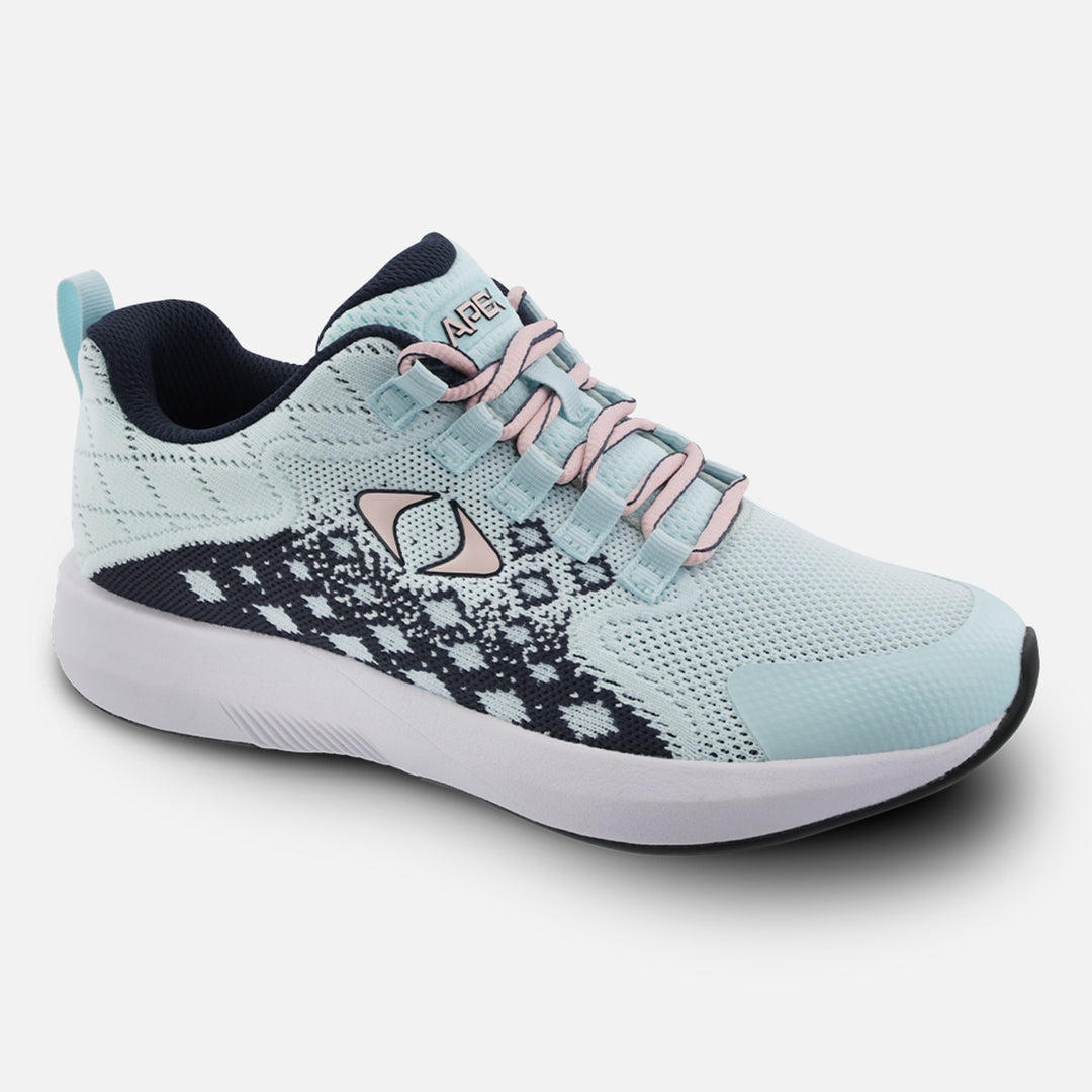 Women's Performance Athletic Sneaker - V Black Seafoam / Pink