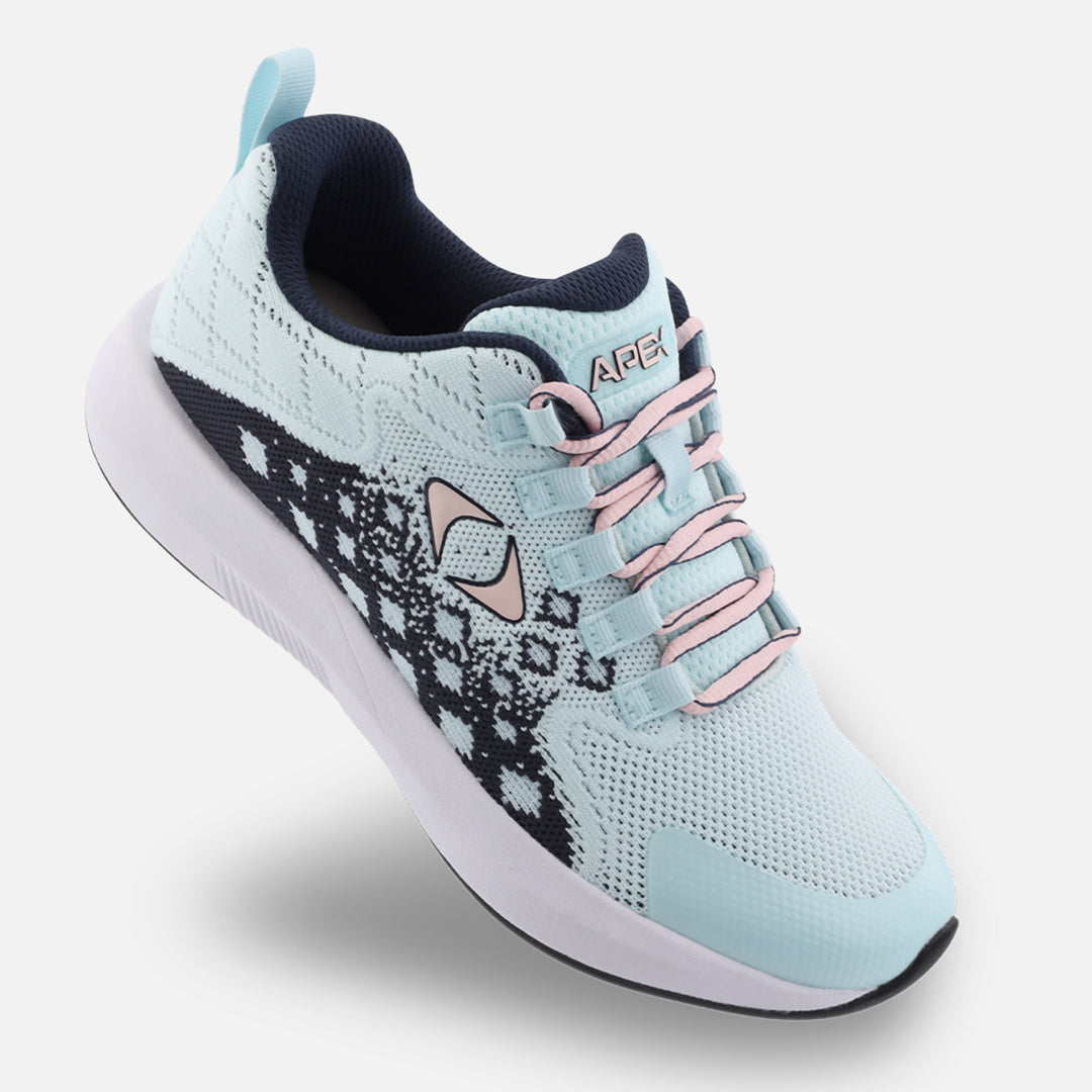 Women's Performance Athletic Sneaker - V Black Seafoam / Pink