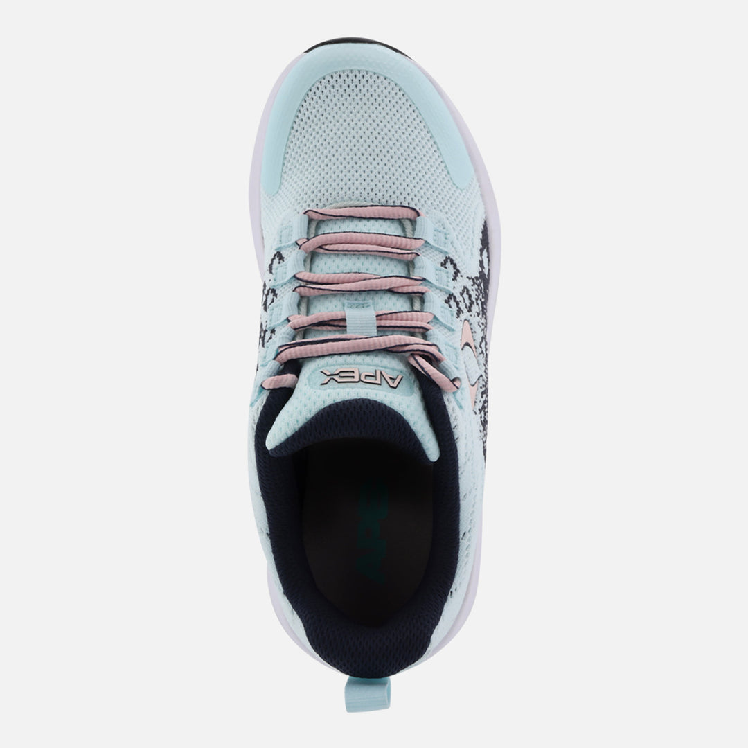 Women's Performance Athletic Sneaker - V Black Seafoam / Pink