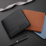 Men's Minimalist Ultra-Thin Wallet - Multi-Slot Leather Design