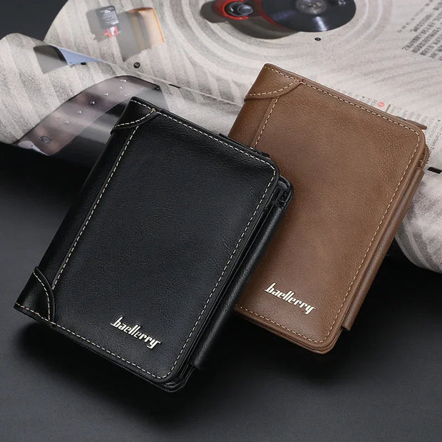 Men's Wallet - Stylish Zipper Design