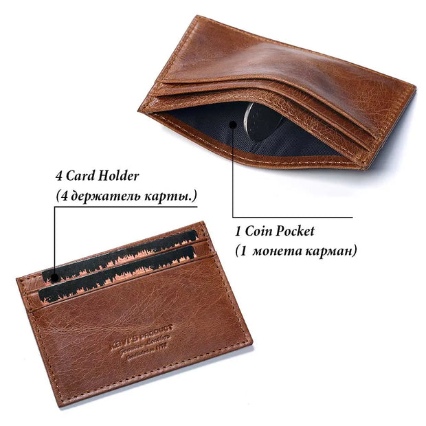 Minimalist Leather Card Holder