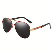 Men's Polarized Metal Frame Sunglasses