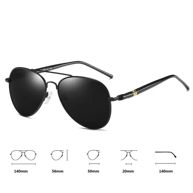 Luxury Aviator Polarized Sunglasses