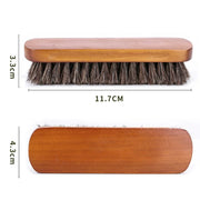 Leather Shoe Care Brush - Horsehair Polishing