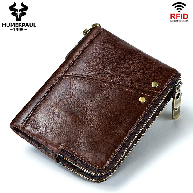 RFID Genuine Vintage Leather Wallet