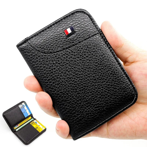 Super Slim Leather Credit Card Holder